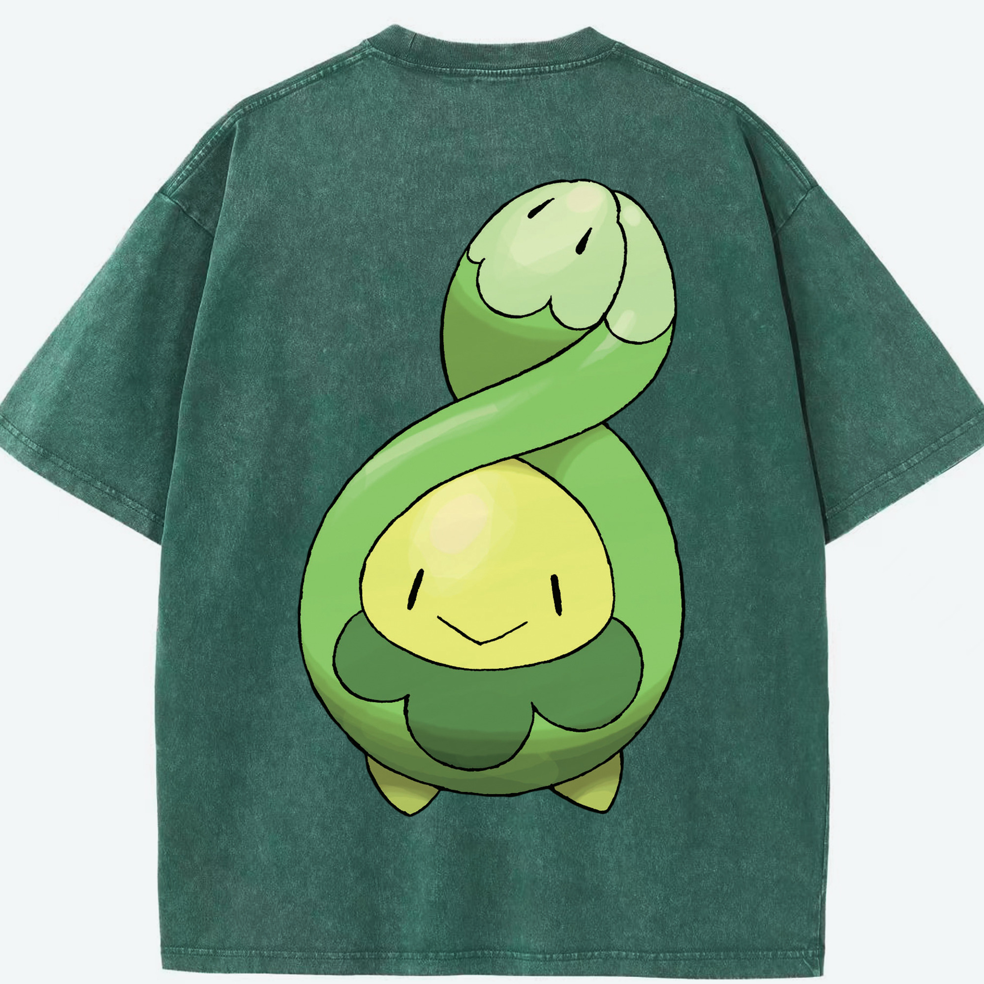 （画像用） ポケットモンスター Pokémon 綿100% ヴィンテージ風 半袖Tシャツ（背面プリント）